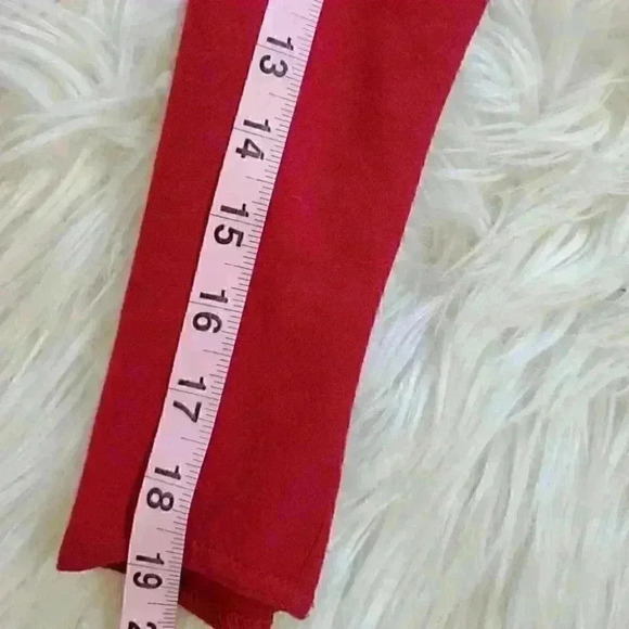 Kay Unger cowl neck midi dress size 2 red knee length - Picture 6 of 12